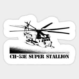 CH53E helicopter Sticker